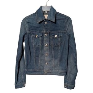 AG Adriano Goldschmied Robyn Blue Jean Denim Jacket‎ Size Small